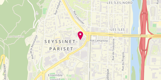 Plan de Squash Center, 11 Rue de Pacalaire, 38170 Seyssinet-Pariset