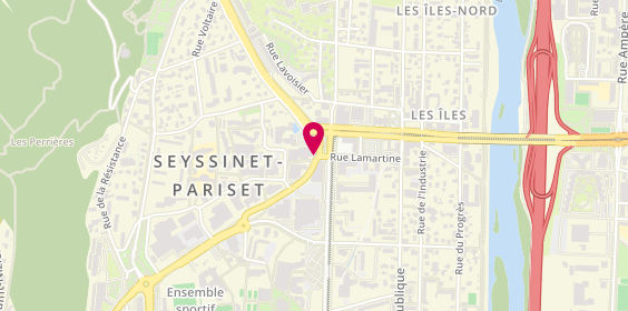 Plan de Club Gymnesia, 18 Avenue Houille Blanche, 38170 Seyssinet-Pariset
