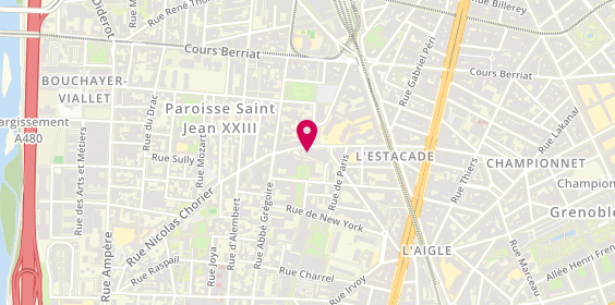 Plan de Club Europole SARL, 27 Rue Nicolas Chorier, 38000 Grenoble