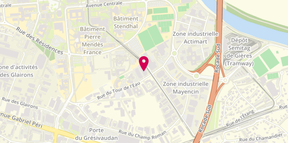 Plan de Aqua'Tlantis, 27 Rue du Tour de l'Eau, 38400 Saint-Martin-d'Hères