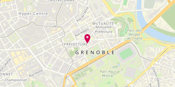 Plan de AMILHASTRE Naomi, 14 Rue Dominique Villars, 38000 Grenoble