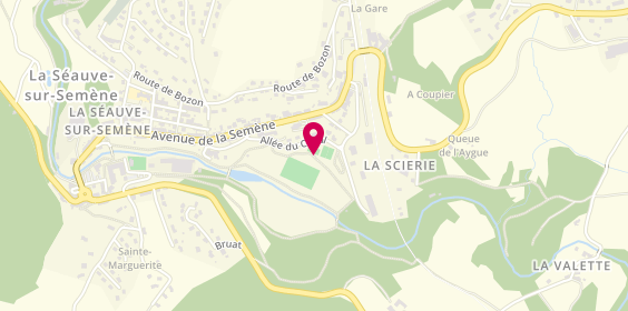 Plan de La Seauve-Sur-Semene (Tennis Club), Rue de la Source, 43140 La Séauve-sur-Semène