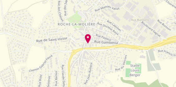 Plan de AL Roche Basket, 2 Rue Gambetta, 42230 Roche-la-Molière