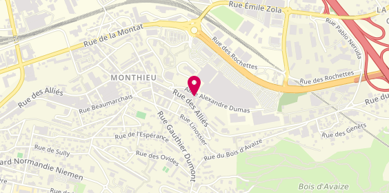 Plan de L'Appart Fitness, 173 Rue des Alliés, 42100 Saint-Étienne