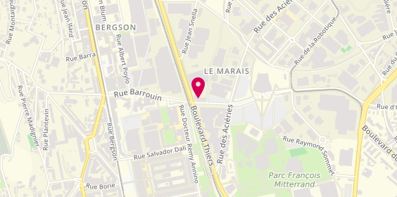 Plan de Basic Fit, Rue Barrouin 11, 42000 Saint-Étienne