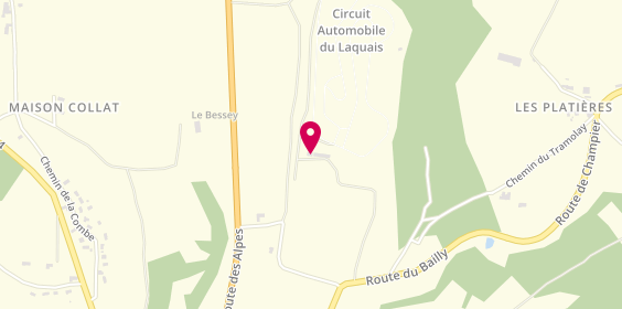 Plan de Circuit du Laquais, 931 Route du Bailly, 38260 Champier