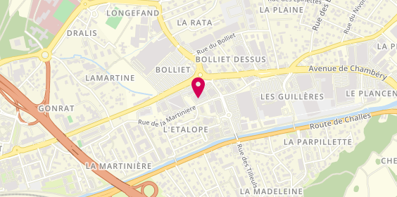 Plan de Crossfit EKARA, 811 Rue de la Martinière, 73000 Bassens