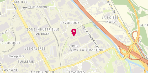 Plan de Crossfit Morestel, 166 Rue Général Borson, 73000 Chambéry