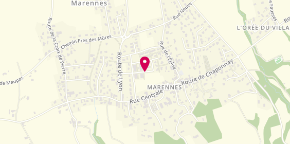Plan de Tennis Club de Marennes, Mairie de Marennes, 69970 Marennes