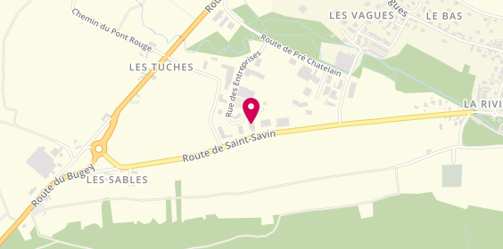 Plan de Bourgoin Sun Avenue, 459 Rue des Entreprises, 38300 Saint-Savin