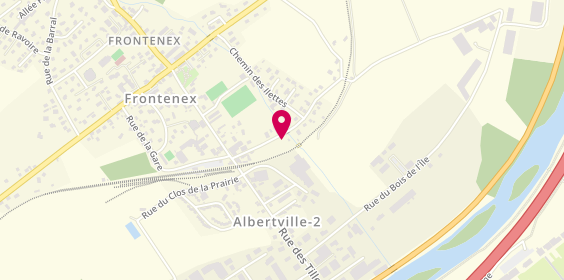 Plan de Centre Equestre de Savoie, 16 Rue du Boulodrome, 73460 Frontenex