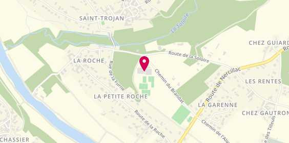 Plan de Cognac Tennis Club, 1 chemin du Brandat, 16100 Saint-Brice