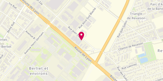 Plan de L'Appart Fitness, 7 Rue Jean Zay, 69800 Saint-Priest