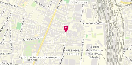 Plan de Inpulse, 99 Rue de Gerland, 69007 Lyon