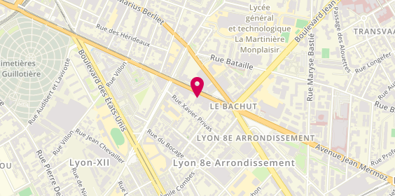 Plan de Club Victor Hugo Salle de Sport & Boxe Lyon 8, 332 avenue Berthelot, 69008 Lyon