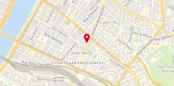 Plan de L'Appart Fitness Jean Jaures, 74 avenue Jean Jaurès, 69007 Lyon