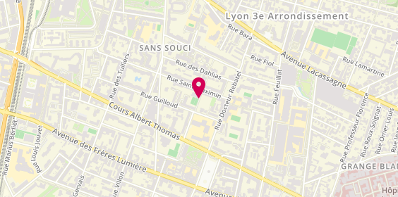 Plan de Lyon Iii (Tennis), 10 Rue Saint-Marc, 69003 Lyon