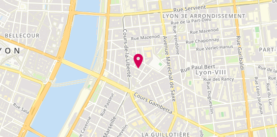 Plan de Club du Rhône Boxe & MMA, 9 Rue de l'Épée, 69003 Lyon