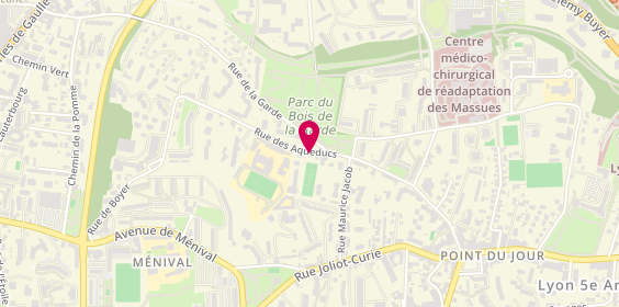 Plan de Municipal 5eme (Tennis Club), 57 Rue des Aqueducs, 69005 Lyon