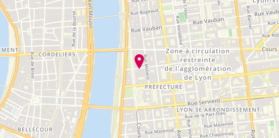 Plan de Europ Karaté Club, 6 Rue Rabelais, 69003 Lyon