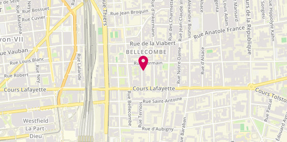 Plan de Apollo Sporting Club Lyon 69 Part-Dieu, 59 Rue Sainte-Geneviève, 69006 Lyon