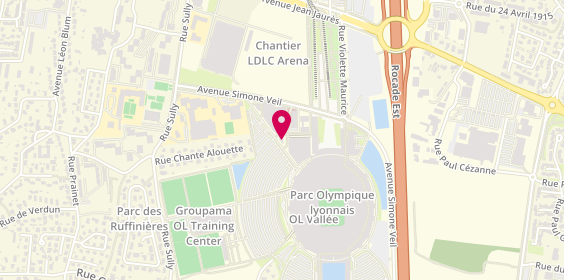 Plan de L'Appart Fitness, 2 avenue Simone Veil, 69150 Décines-Charpieu