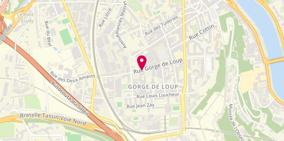 Plan de Shenomeï Center, 71 Rue Gorge de Loup, 69009 Lyon