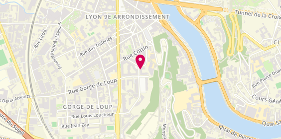 Plan de Salle Banane & Basket, 17 avenue René Cassin, 69009 Lyon