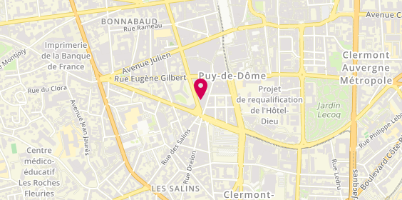 Plan de Basic Fit, Rue Bonnabaud 55, 63000 Clermont-Ferrand