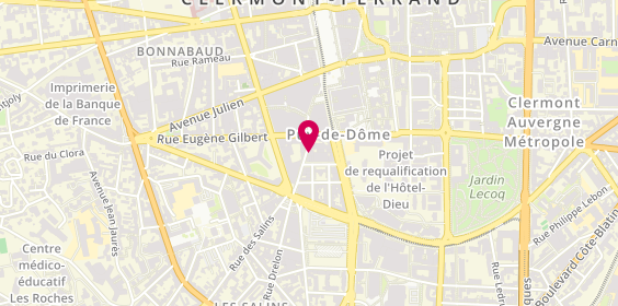 Plan de O'zone, 5 Rue Ramond, 63000 Clermont-Ferrand