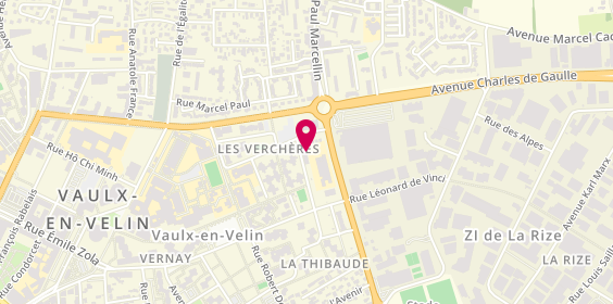 Plan de Office Municipal des Sports, 12 Rue des Onchères, 69120 Vaulx-en-Velin