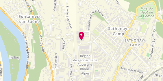 Plan de Summum Crossfit, 6 Boulevard des Monts d'Or, 69580 Sathonay-Camp