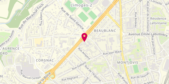 Plan de Elancia, 1 Boulevard de la Borie, 87000 Limoges