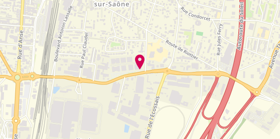 Plan de L'Appart Fitness Logistic, 602 Boulevard Albert Camus, 69400 Villefranche-sur-Saône
