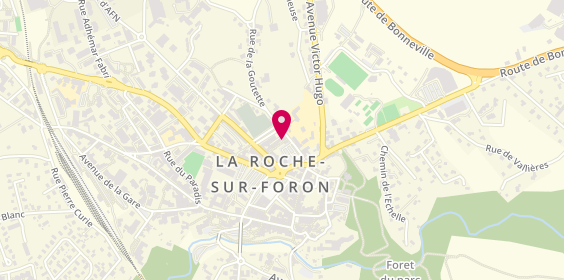 Plan de Comité Départemental de Haute Savoie Fédération Française de Tennis, 101 Rue de l'Égalité, 74800 La Roche-sur-Foron