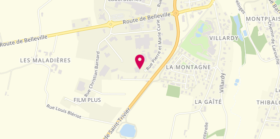 Plan de Bodynamic, 402 Rue Pierre et Marie Curie, 01400 Châtillon-sur-Chalaronne