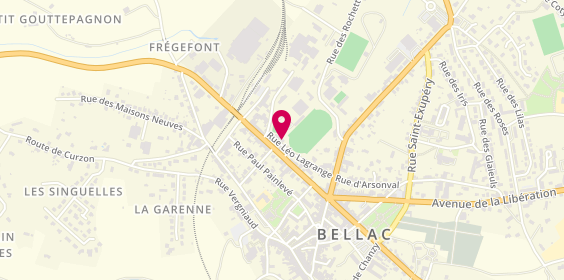 Plan de Bellac Cs, 10 Rue Léo Lagrange, 87300 Bellac