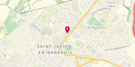 Plan de Parfaite Silhouette, 15 avenue de Genève, 74160 Saint-Julien-en-Genevois