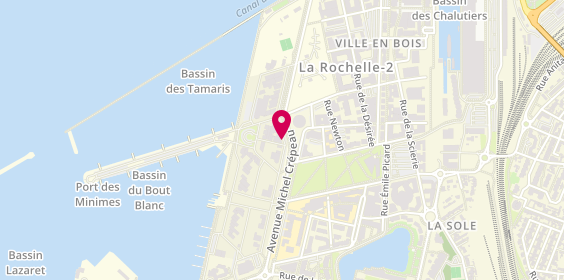 Plan de R21 la Salle de Sport Tout en Un, Port des Minimes Rue Perruche, 17000 La Rochelle