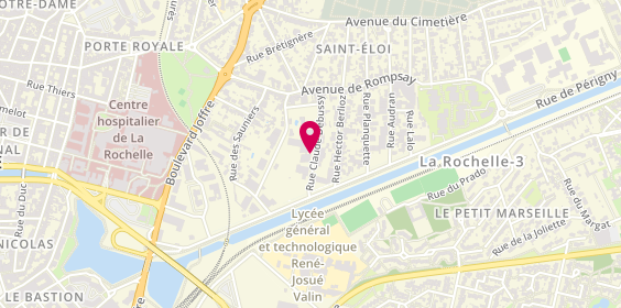 Plan de Crossfit Rompsay, 34 Rue Debussy, 17000 La Rochelle