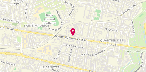 Plan de Genette CrossFit Club la Rochelle, 58 Bis avenue Edmond Grasset, 17000 La Rochelle