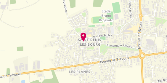Plan de Saint Denis Sante Fitness, 120 Rue Mairie, 01000 Saint-Denis-lès-Bourg