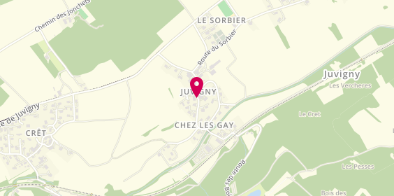 Plan de CAMPLONG Bernard, 122 Route de l'Eglise, 74100 Juvigny