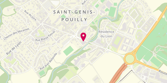 Plan de Bushido GYM, 40 Rue de Genève, 01630 Saint-Genis-Pouilly