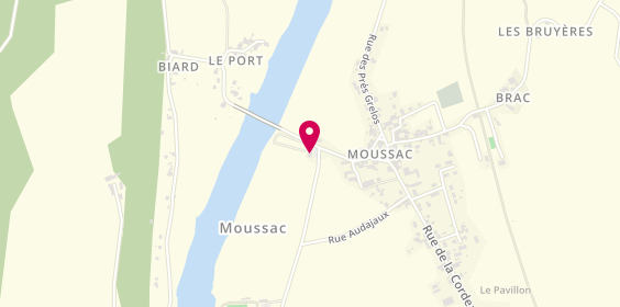 Plan de Moussac Canoë Kayak, Moulin Chauvet
2 Rue, 86150 Moussac