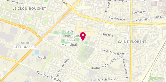 Plan de Ligue de Tennis de Poitou Charentes, 168 Rue Pasteur Louis Joubert, 79000 Niort