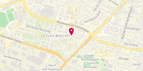 Plan de Le Poing de Rencontre Niortais, 12 Rue Joseph Cugnot, 79000 Niort