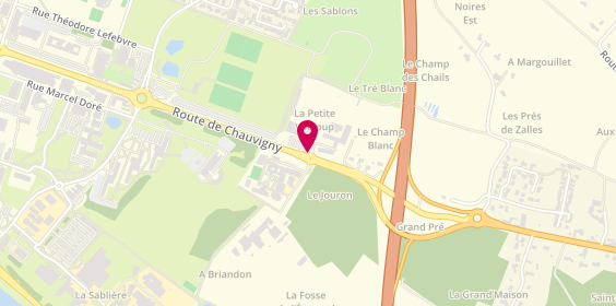 Plan de L'Association EQUIPAIX, 1 Route de Chauvigny, 86550 Mignaloux-Beauvoir