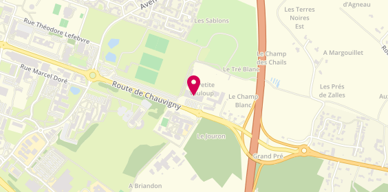 Plan de Centre Équestre de Grand Poitiers, 1 Route de Chauvigny, 86550 Mignaloux-Beauvoir