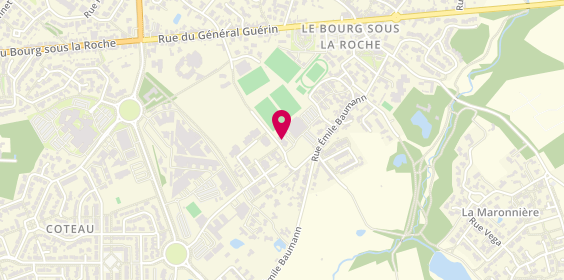 Plan de Maison de Quartier du Bourg Sous la Roche, 61 chemin de la Giraudière, 85000 La Roche-sur-Yon